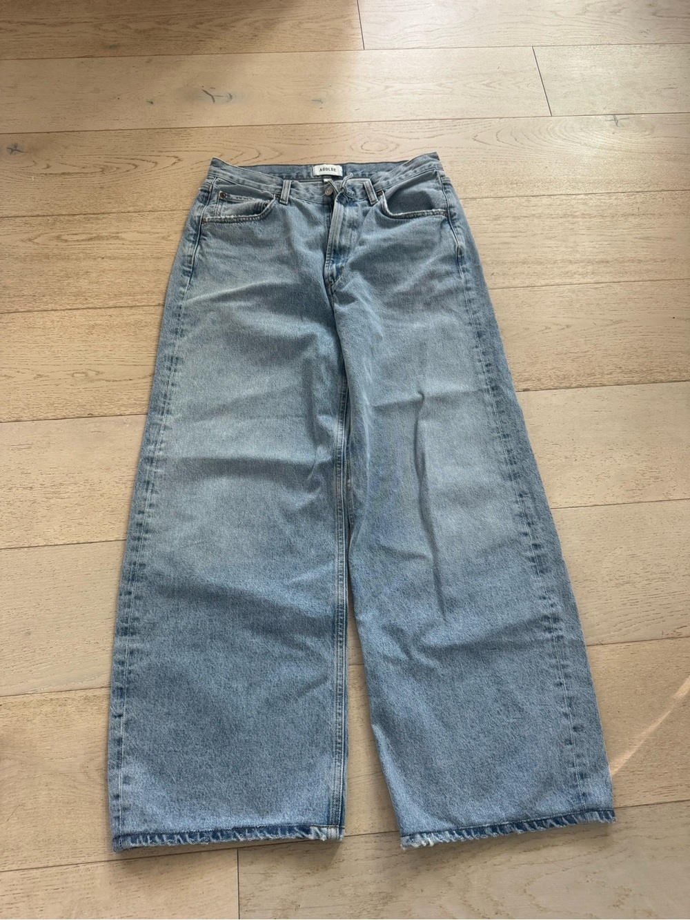 Agolde Low Curve Jeans barrel wide leg Size 28 In Force - Picture 6 of 12